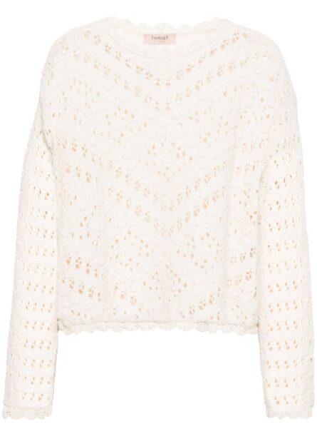 maglia traforata twin-set pe24. art. 241tp3500