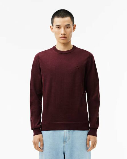 pullover regular fit 100% lana lacoste ai 24.25.