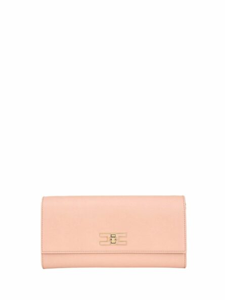 Baguette con tracolla e placca logo bs32a51e2 Elisabetta Franchi pe25