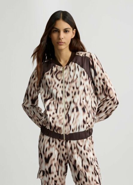 Bomber in raso stampato liu jo pe 25 art. ta5197