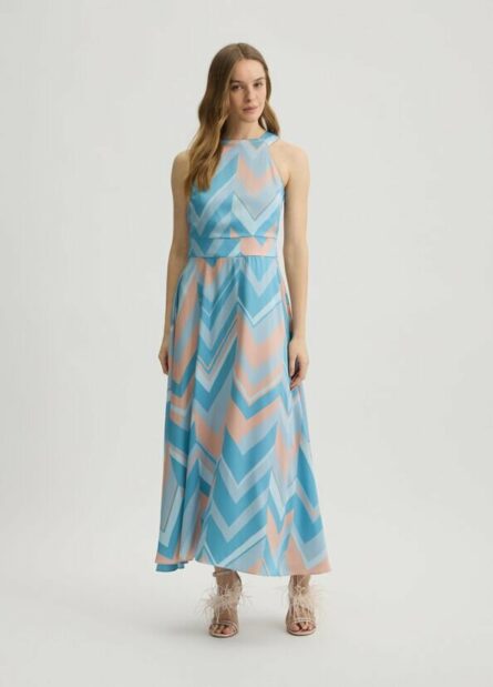 Abito in twill stampato liu jo pe 25 art. ca5390