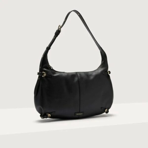 Handbag Grained Leather Noir Coccinelle Borse Donna SO5 13 01 01 001 TUPE25.