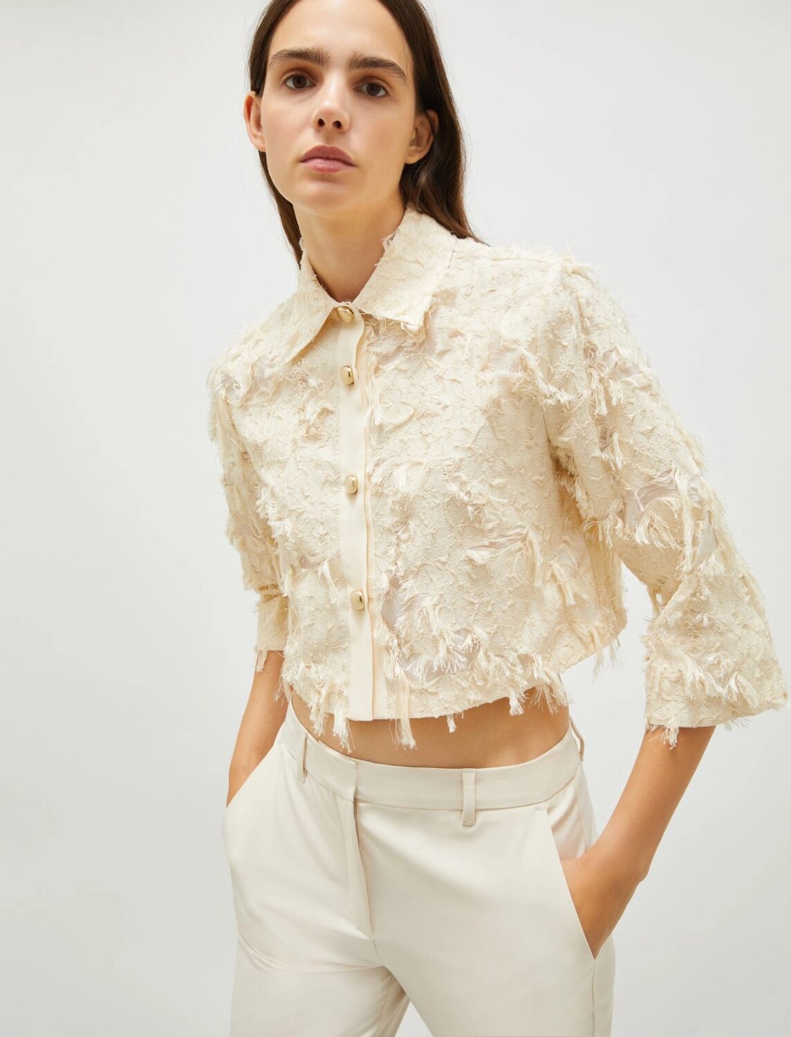 Blazer crop in fil coupé atlanta1 marella pe 25