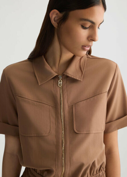 Tuta corta con zip liu jo pe 25 art. ta5145