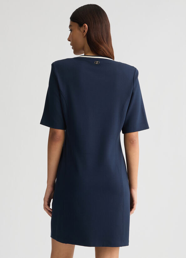 Abito corto con bottoni liu jo pe 25 art. ta5292