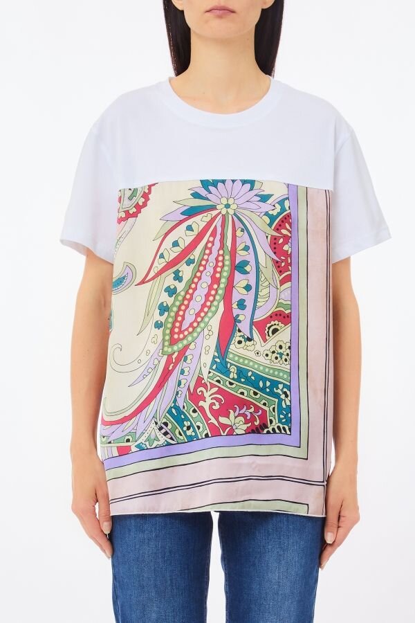 T- shirt con stampa liu jo pe 25 art. wa5155