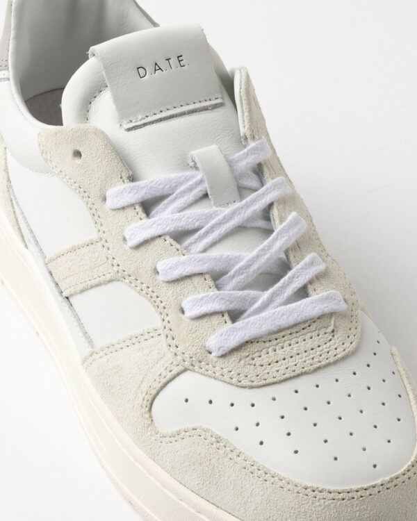 Scarpa d.a.t.e. pe 25. mod. court 2.0 vintage calf white art. m421-c2-vc-wh