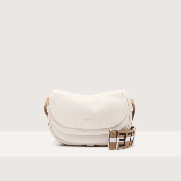 Handbag Double Grainy Leather Blancos Coccinelle Borse Donna SQ0 15 03 01 57