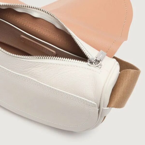 Handbag Double Grainy Leather Blancos Coccinelle Borse Donna SQ0 15 03 01 57