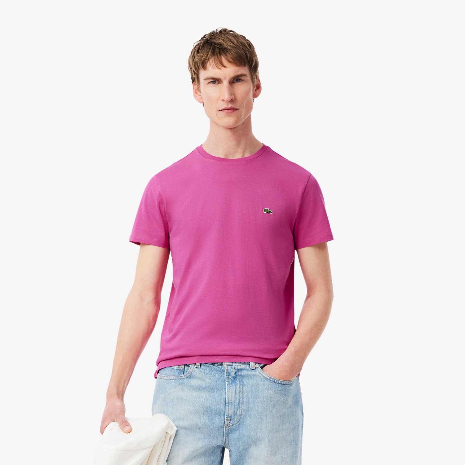 t-Shirt Lacoste pima cotton Uomo TH6709PE25.FUCSIA