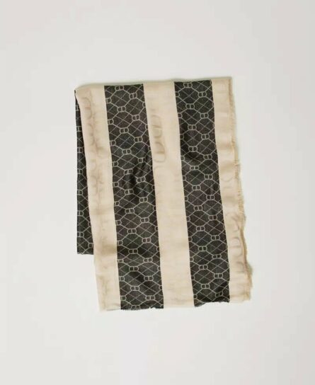 Stola jacquard con oval t all over twin set pe25 art. 251ta4210