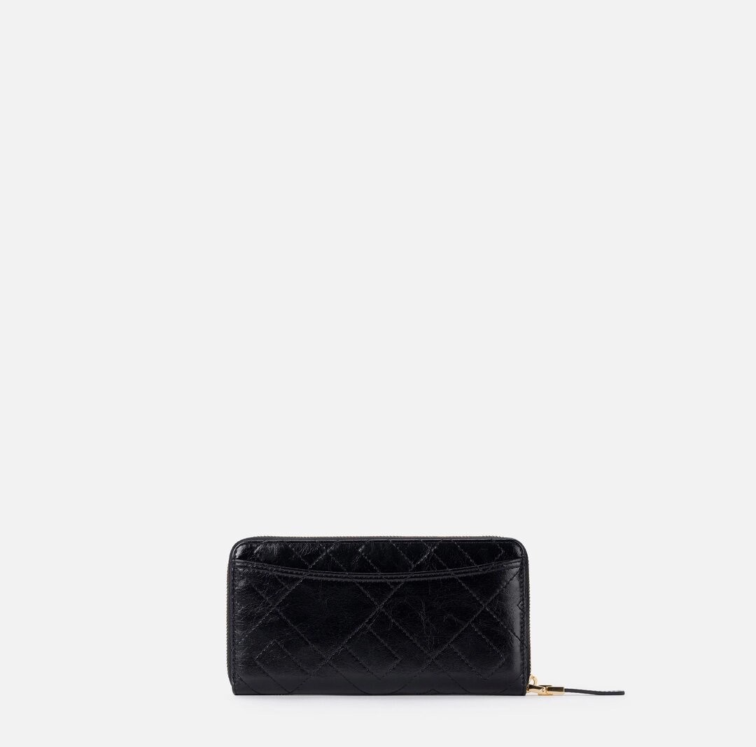 Portafoglio con zip e logo Elisabetta Franchi PF88A52E2