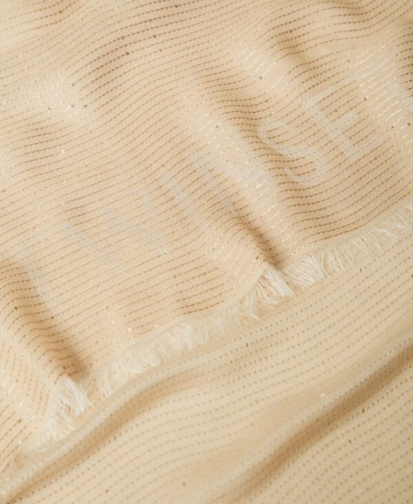 Kefiah jacquard con paillettes twin set pe25 art. 251ta4520