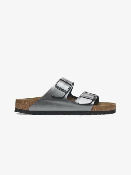 Arizona Metallic Black Birko Flor Birkenstock Sandali Donna 1029224PE25.