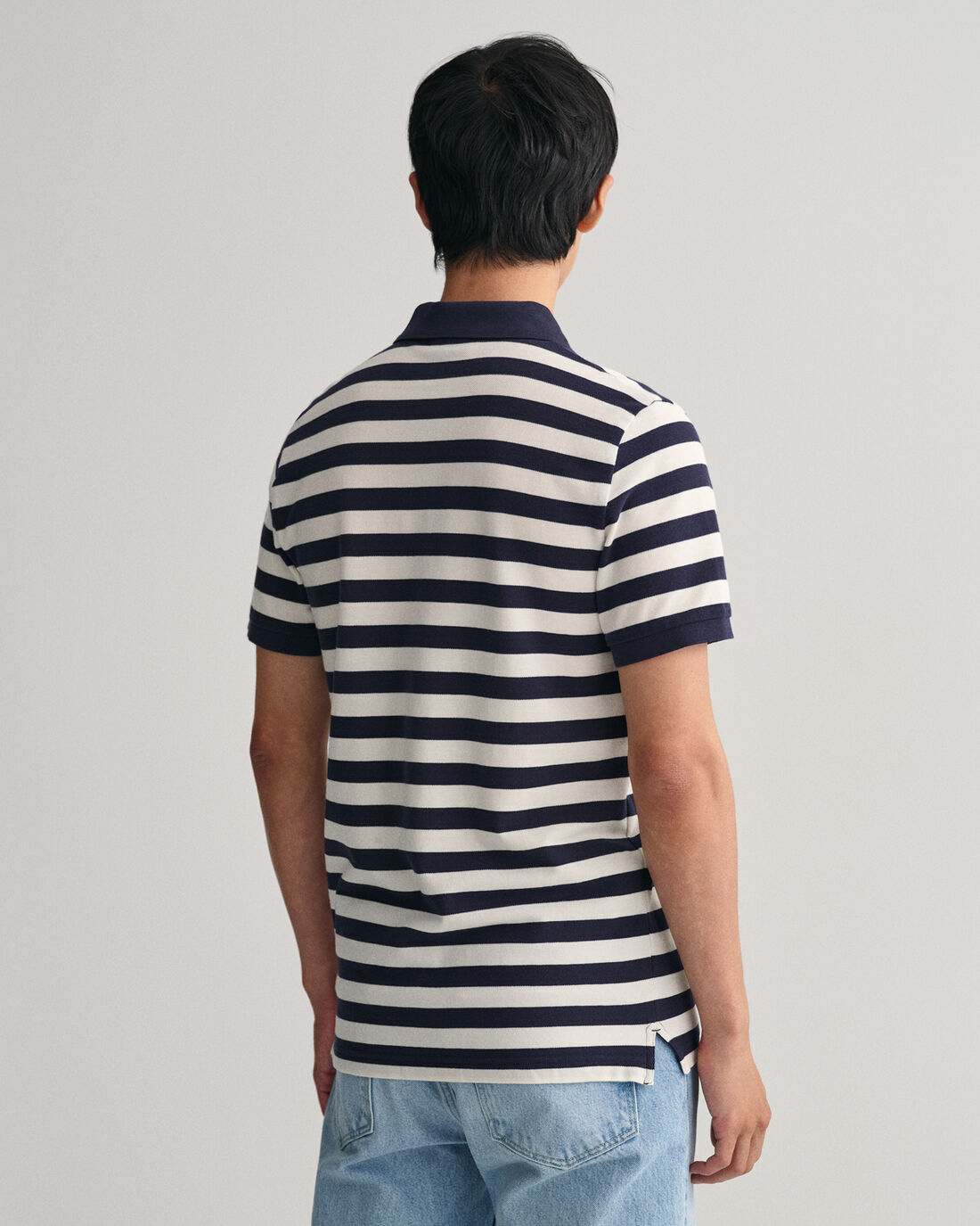 polo multi stripe pique gant pe 23. - immagine 2