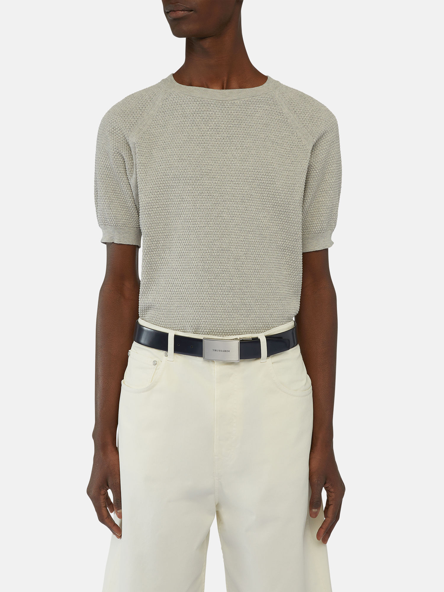 cintura fibbia cassetta trussardi pe 23. - immagine 3