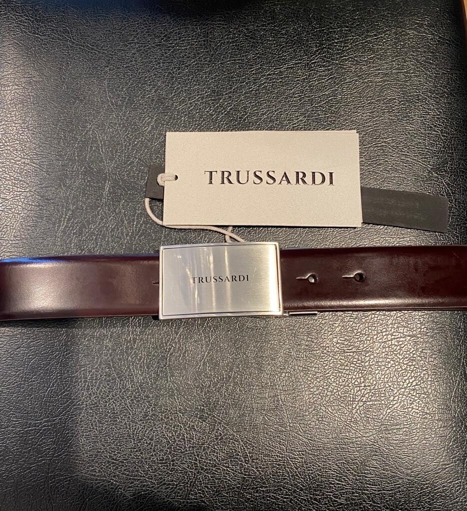 cintura fibbia cassetta trussardi pe 23. - immagine 4