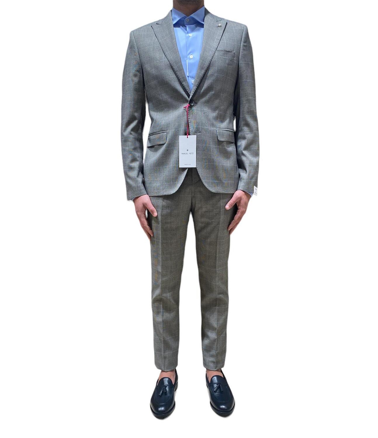 abito slim drop 9 principe di galles manuel ritz pe 24.