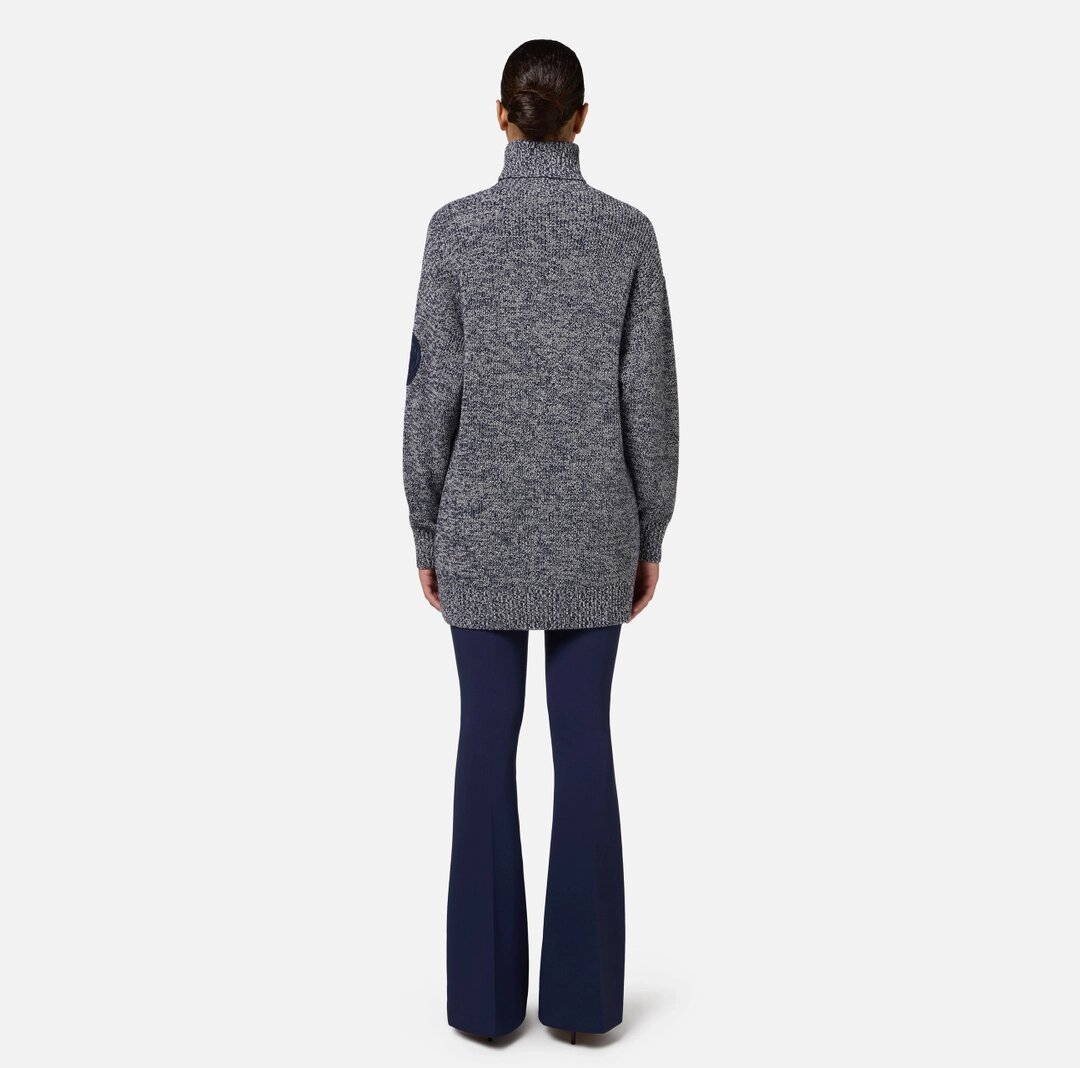 Dolcevita con patch logo mk84s46e2 elisabetta franchi ai 24.25. - immagine 3