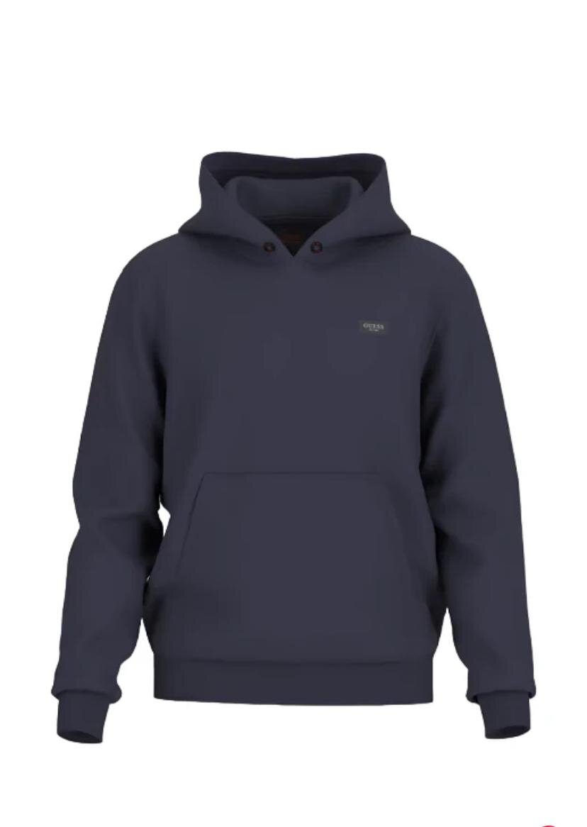 felpa tecnica con cappuccio guess jeans ai 24.25.