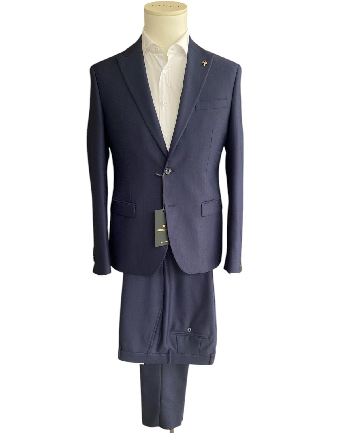 Abito Manuel Ritz drop 9 slim microfantasia 3830A3119 253091