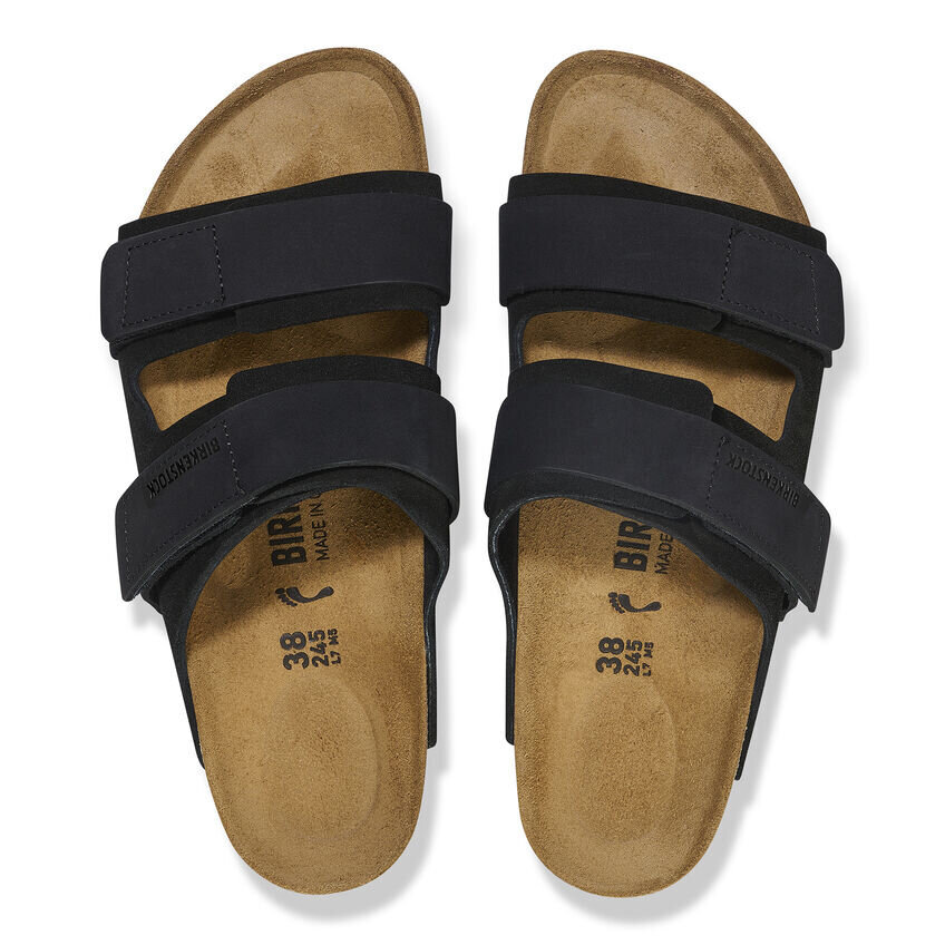 Uji Black Suede Leather/nubuck Birkenstock 1024832 PE25. - immagine 3