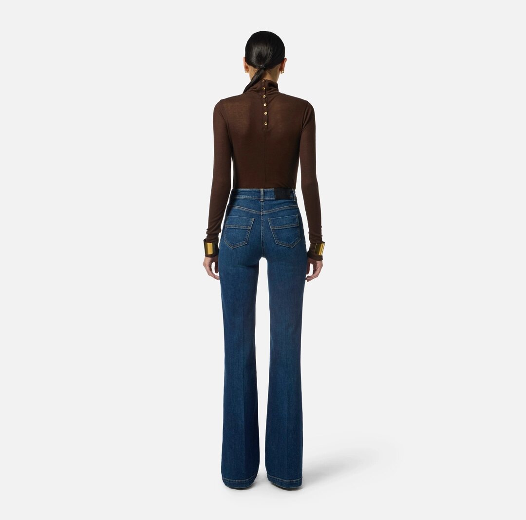 Pantalone Mod. Jeans Elisabetta Franchi PJ02D56E2 - immagine 3