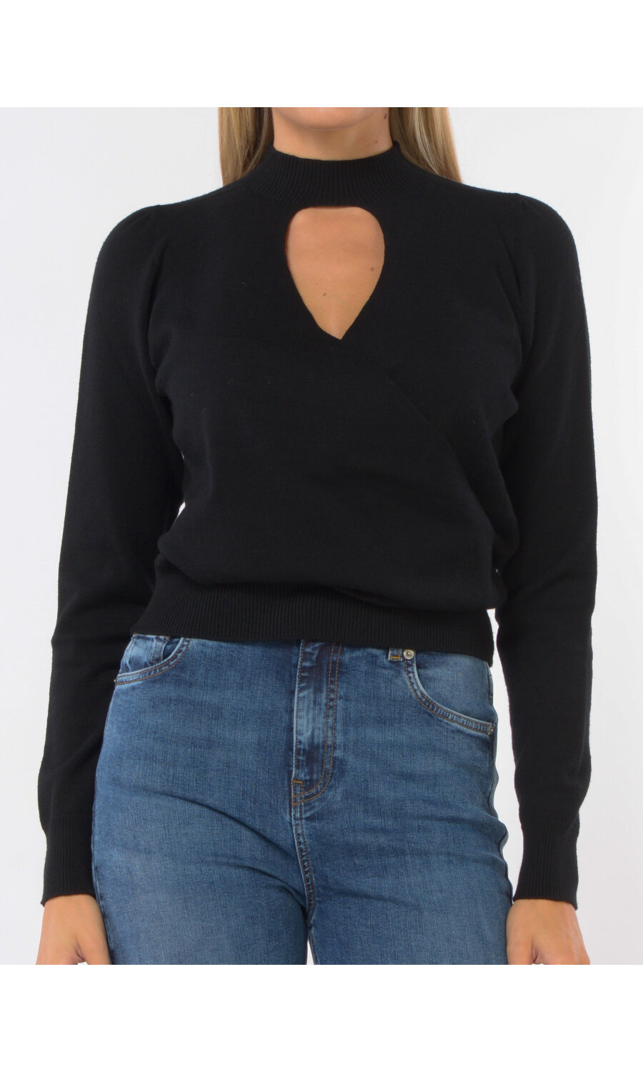 Maglia Incrociata Viscosa Stretch Twin Set Maglie Donna 
 
 252TP3060AI25.26. - immagine 8