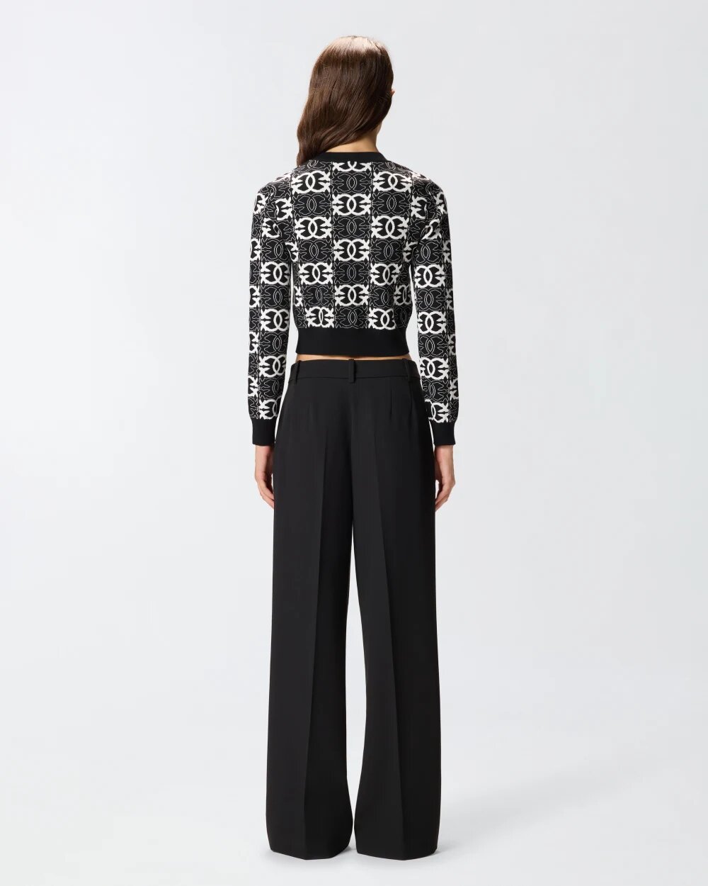 Gypsies Cropped Jacquard In Tu Pinko Maglie Donna
106041A2YDA25.26. - immagine 2