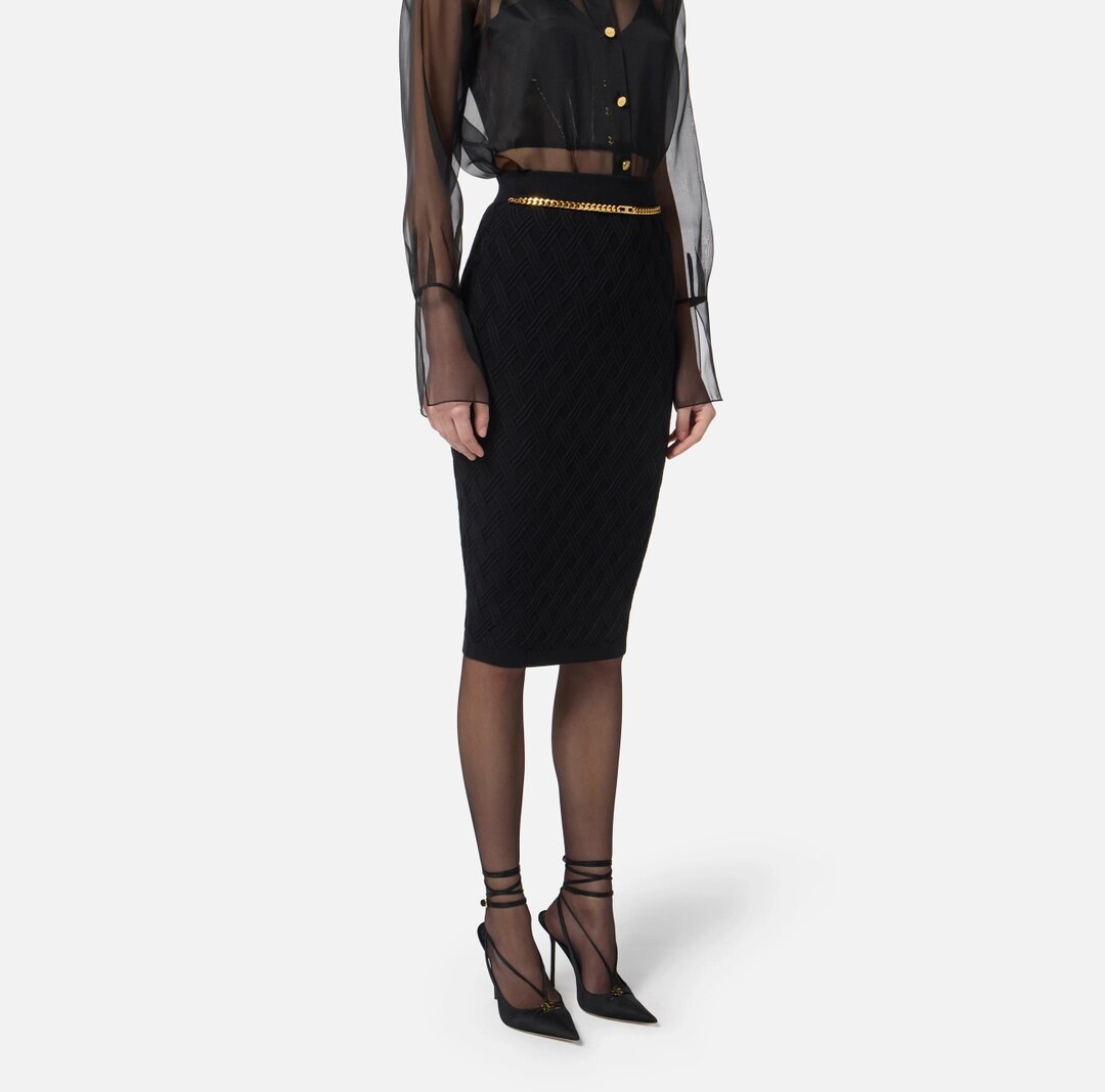 Gonna Di Maglia Elisabetta Franchi GK20B56E2 - immagine 4