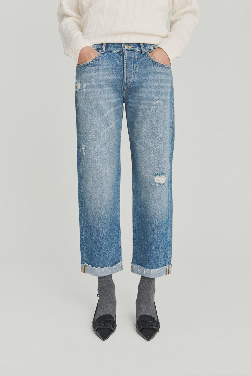 New Oskar Old Glory Denim Cotton/vis Roy Rogers Jeans Donna 
 
 ROG0001D7033078 - immagine 4