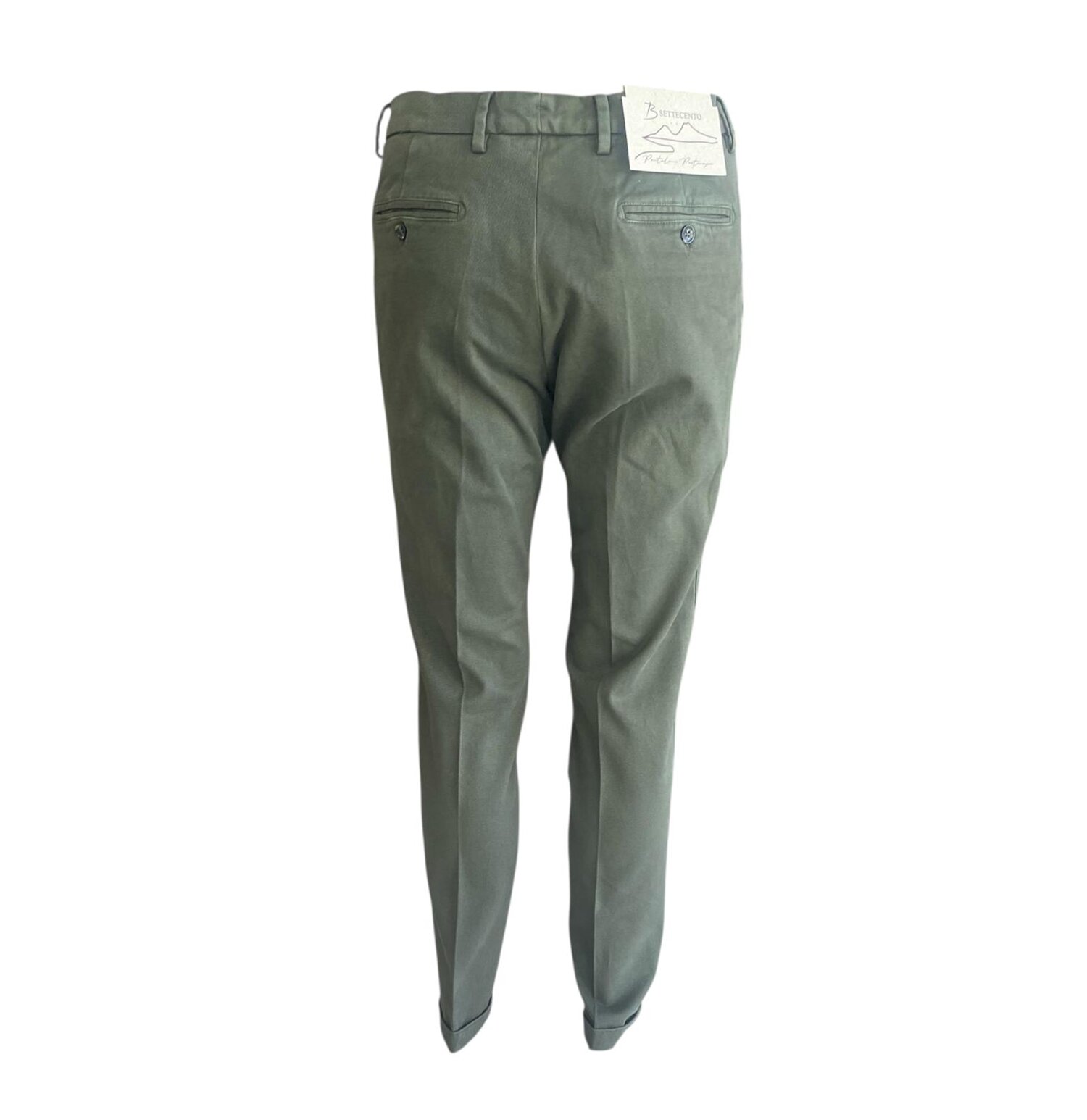 Pantalone Chino 100% cotone Bsettecento Pantaloni Uomo MH700 2032 - immagine 6