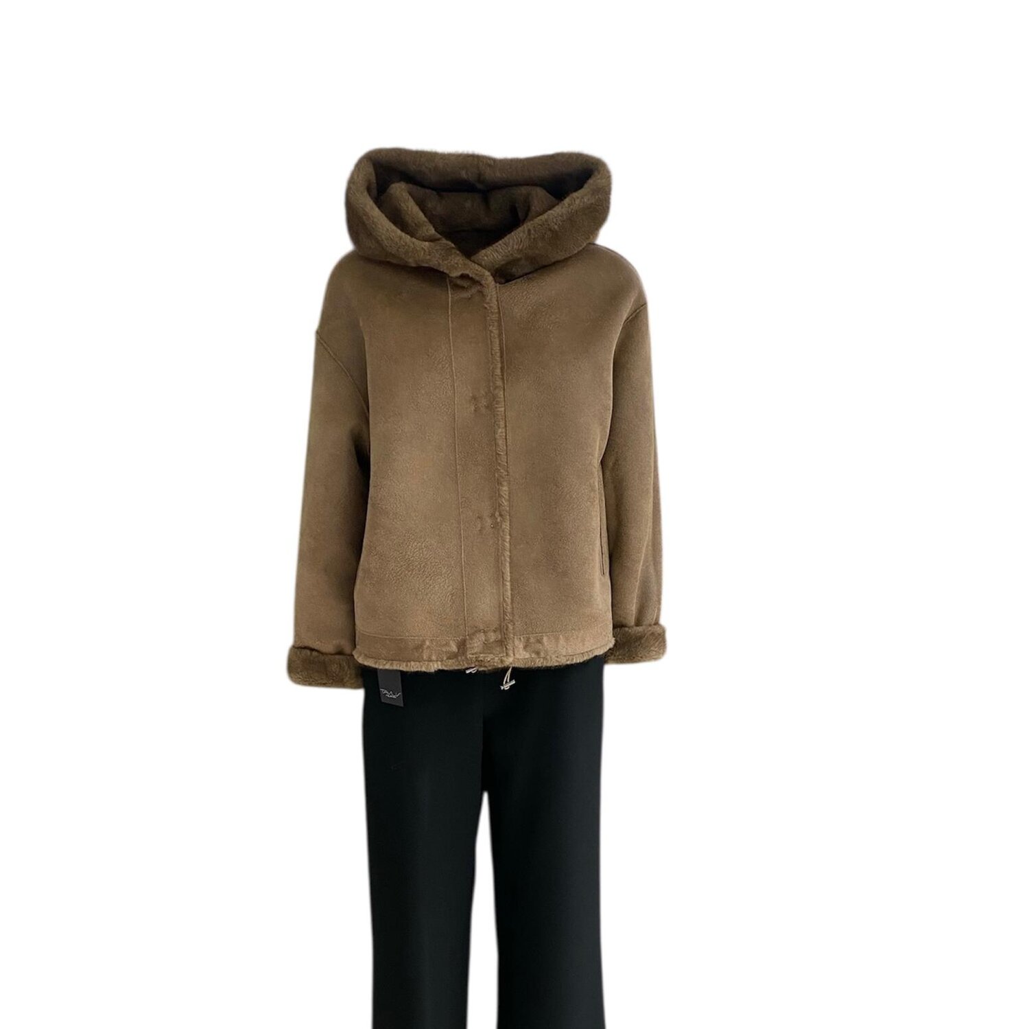 Bomber Eco Liscio reversibile Con Cappuccio Tavus Giubbotti Donna 35217BIS - immagine 2